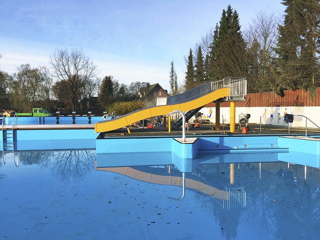 Die neue Rutsche im Freibad | Foto: Samtgemeinde Tostedt