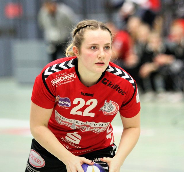 Lynn Schneider erzielte den Siegtreffer zum 26:25 für die "Luchse" in der 59. Spielminute