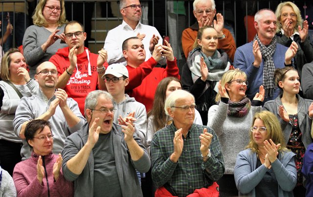 Auch die Zuschauer in der Nordheidehalle waren begeistert vom fairen und hochklassigen Spiel