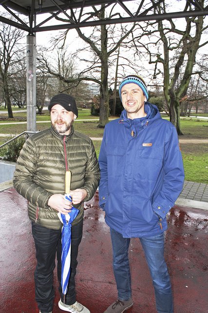 Florian Eggers (li.) und
Markus Trettin freuten
sich über den Erfolg