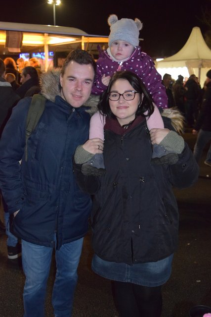 Impressionen: Neujahrsfeuerwerk bei Famila