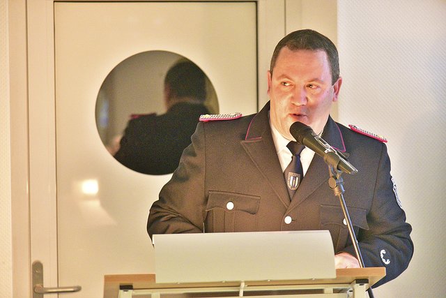 Ortsbrandmeister Jörg Bastian blickt auf ein ereignisreiches Jahr 2018 zurück