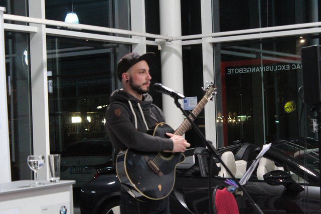 Rico Meyer sorgte für die musikalische Unterhaltung der Gäste