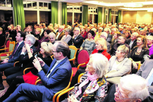 Mehr als 250 Personen sahen den Auftritt von CDU-Chefin Annegret Kramp-Karrenbauer