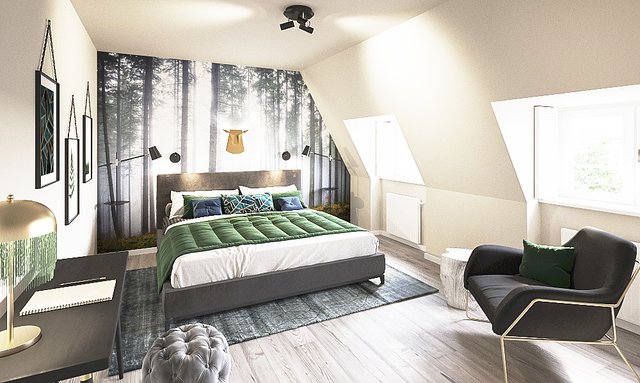 Die Zimmer des neuen Boutique-Hotels "Meinsbur" 
werden individuell eingerichtet | Foto: Alexander Barwich / Lieblingsplatz