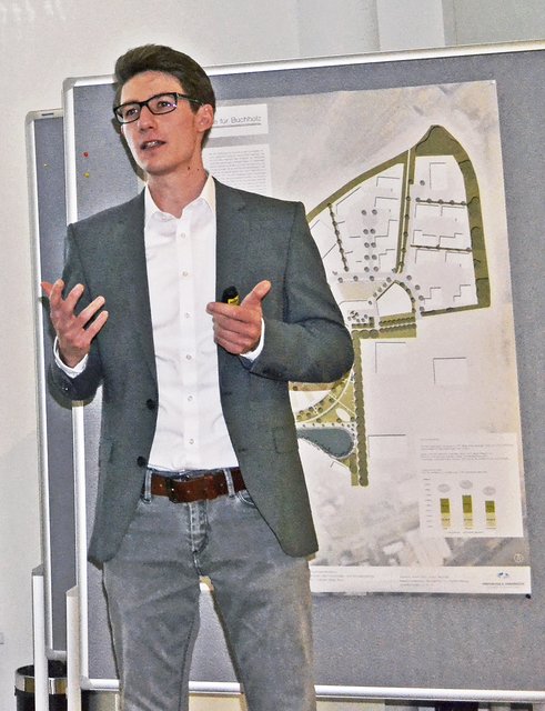 Student Daniel Helm übernahm die Kosten-Präsentation für den "TIP³"-Vorschlag