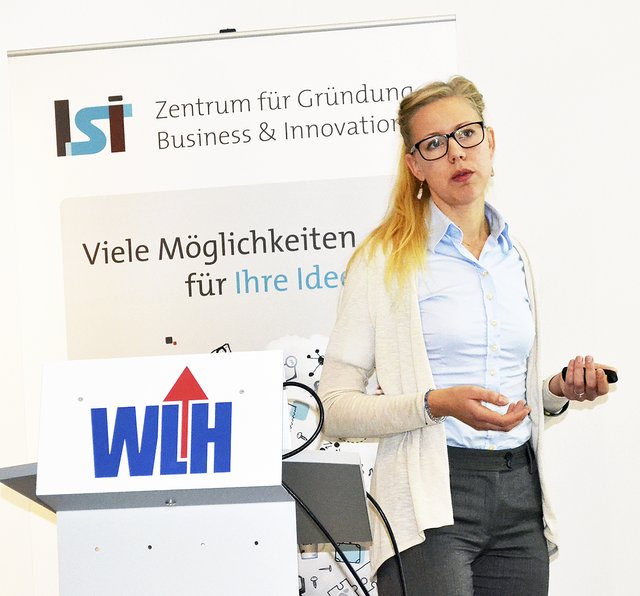 Laura Baumert erläuterte die Gestaltung des "TIP³"-Vorschlags