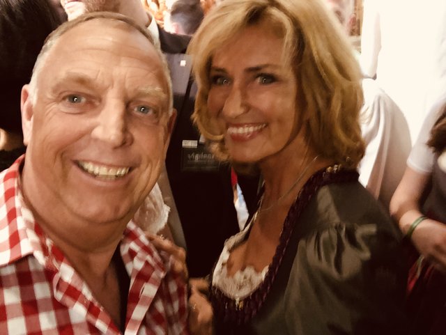 Jürgen Brosda mit Dagmar Wöhrl