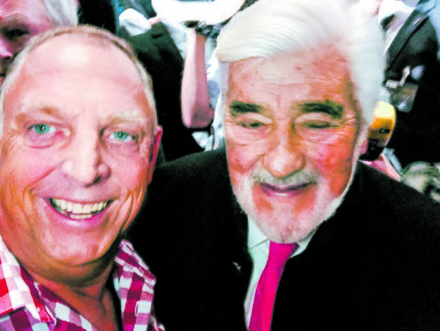 Auch Schauspiel-Legende Mario Adorf (re.) war unter den Gästen