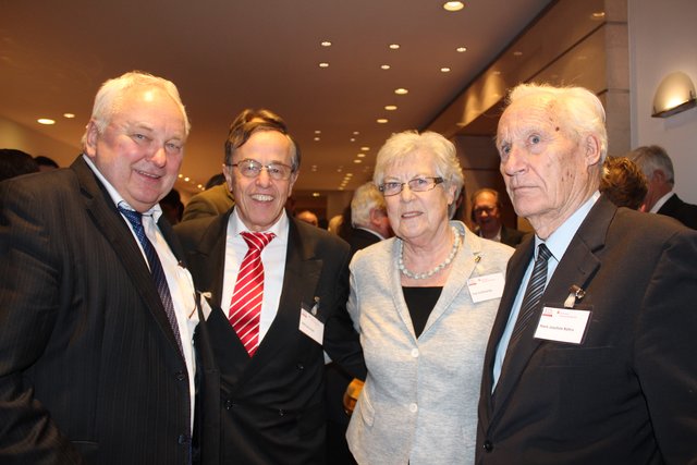 Heiner Schönecke, Wilfried Geiger, Ilse Schönecke und Hans Joachim Röhrs