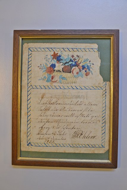Mit viel Gefühl: ein Liebesgedicht aus dem Jahr 1855
