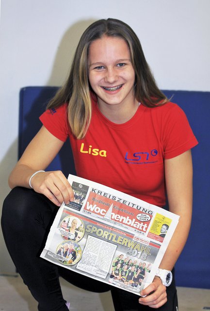 Die 14-jährige Schülerin Lisa Kraus aus Tangendorf war völlig überrascht, als das WOCHENBLATT ihr die Nachricht überbrachte: "Du bis Sportlerin des Jahres 2018!"
