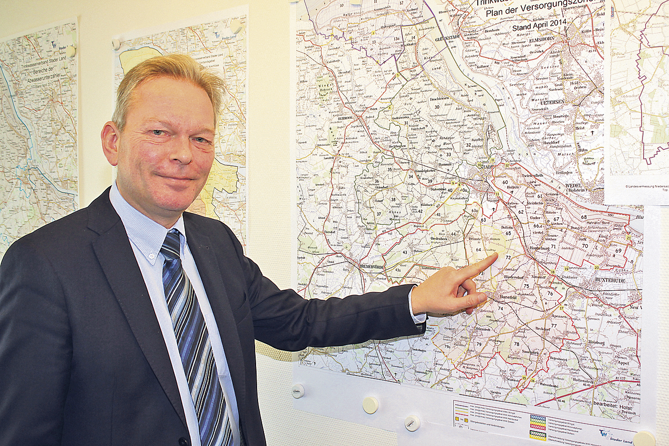 Fred Carl blickt positiv in die Zukunft der Wasserversorgung Foto: jd/Archiv