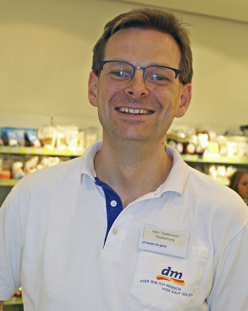 Filialleiter Christian Tiedemann