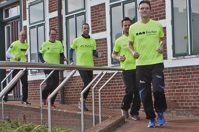 Sieht schon mal vielversprechend aus: Das Team will in 24 Stunden ca. 240 Kilometer laufen