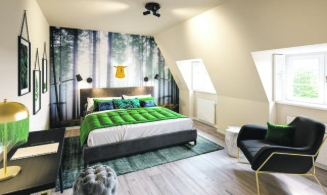Ein Blick in eines der neudesignten Zimmer des Boutique-Hotels