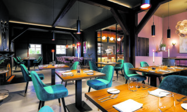 Ein Blick in den Restaurant-Bereich. Dort können sich die Gäste auf leckere Speisen aus der Region - jedoch modern interpretiert - freuen