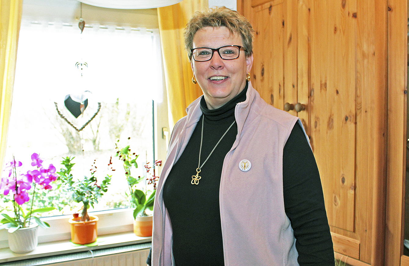 Birgit Wolf hat ihre Lebensfreude zurückgewonnen Foto: jab