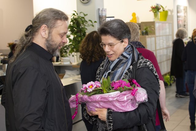 Ole Bernatzki mit Cornelia Ziegert (SPD) | Foto: AHD