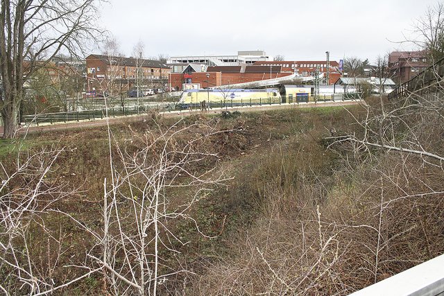Auf diesem Grundstück an der Bahnhofstraße wollte Investor Karlheinz Gremke im Jahr 2002 ein Altenheim bauen