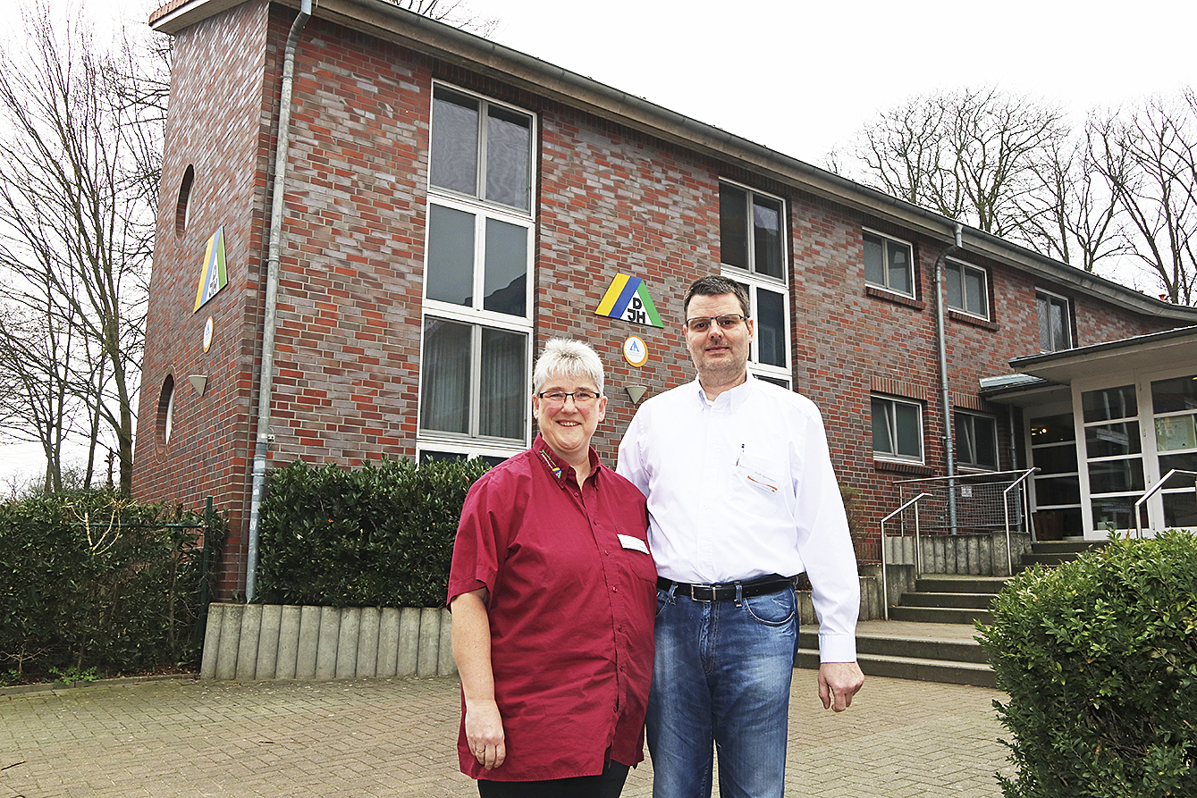 Ina und Arnth Insernhagen leiten seit 1995 die Stader Jugendherberge Fotos: jd