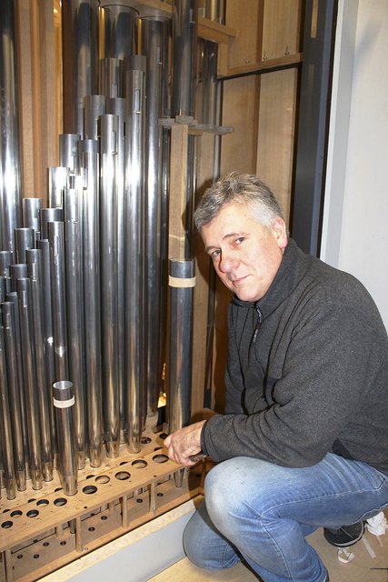 Insgesamt wird die Chororgel 
1.034 Pfeifen haben