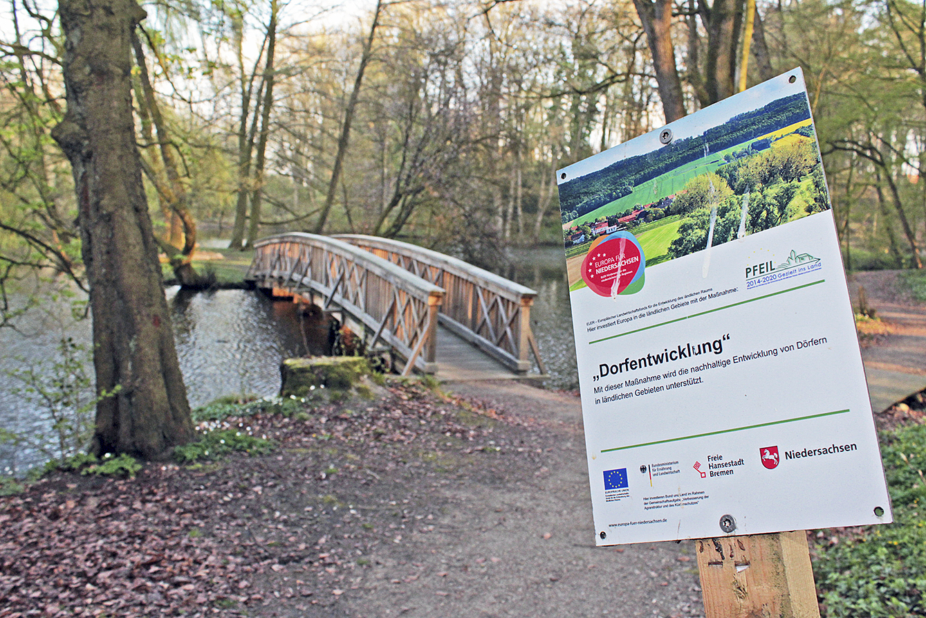 Durch das Programm der
Dorferneuerung konnten viele
Projekte umgesetzt werden Fotos: jab
