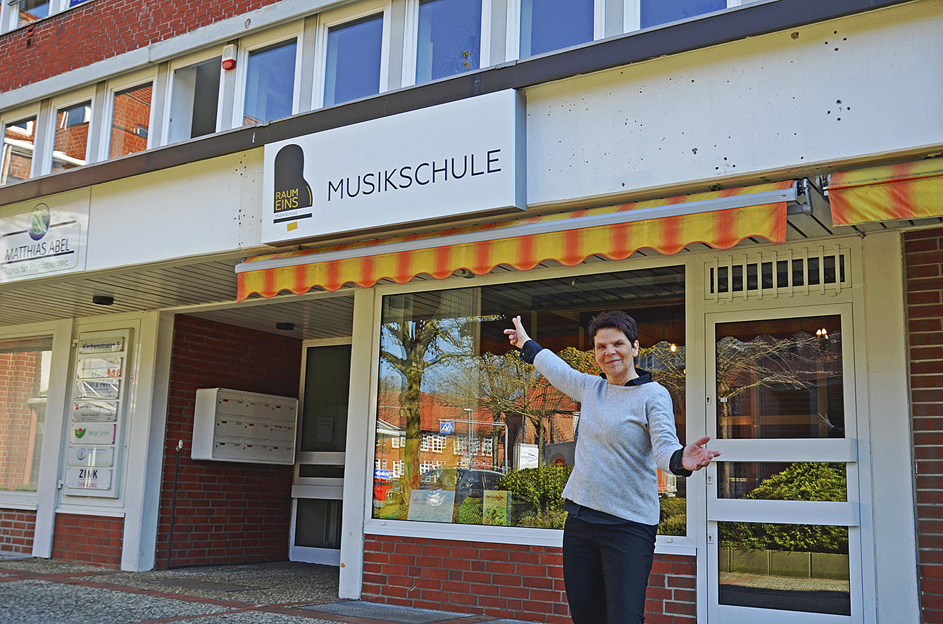 Christine Stunkat freut sich auf die offizielle Eröffnung
am Samstag, 27. April