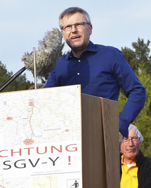 Hanstedts Samtgemeinde-Bürgermeister Olaf Muus