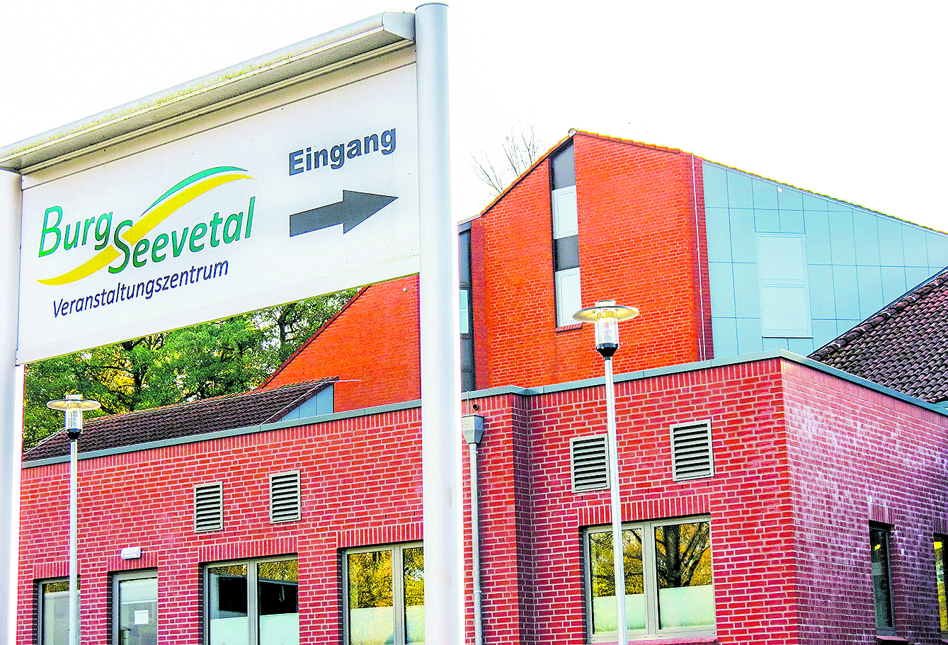 Das Veranstaltungszentrum Burg Seevetal in Hittfeld