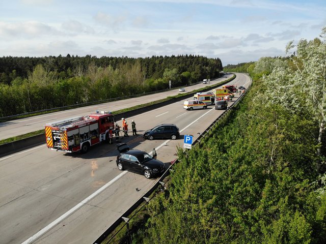 Ein Blick auf die Unfallstelle