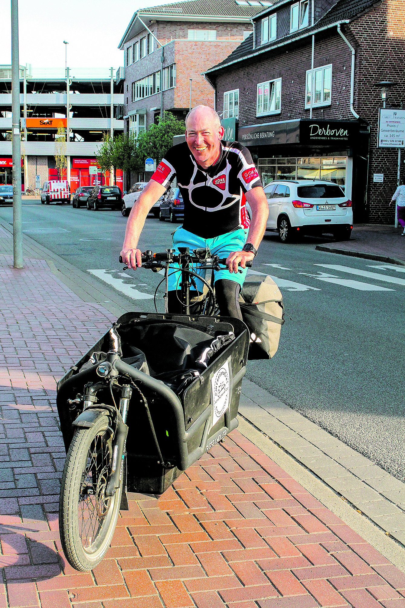 Lars Felten, der jüngst die "Schokofahrt" bestritt, ist der "Stadtradel-Star" in Buchholz