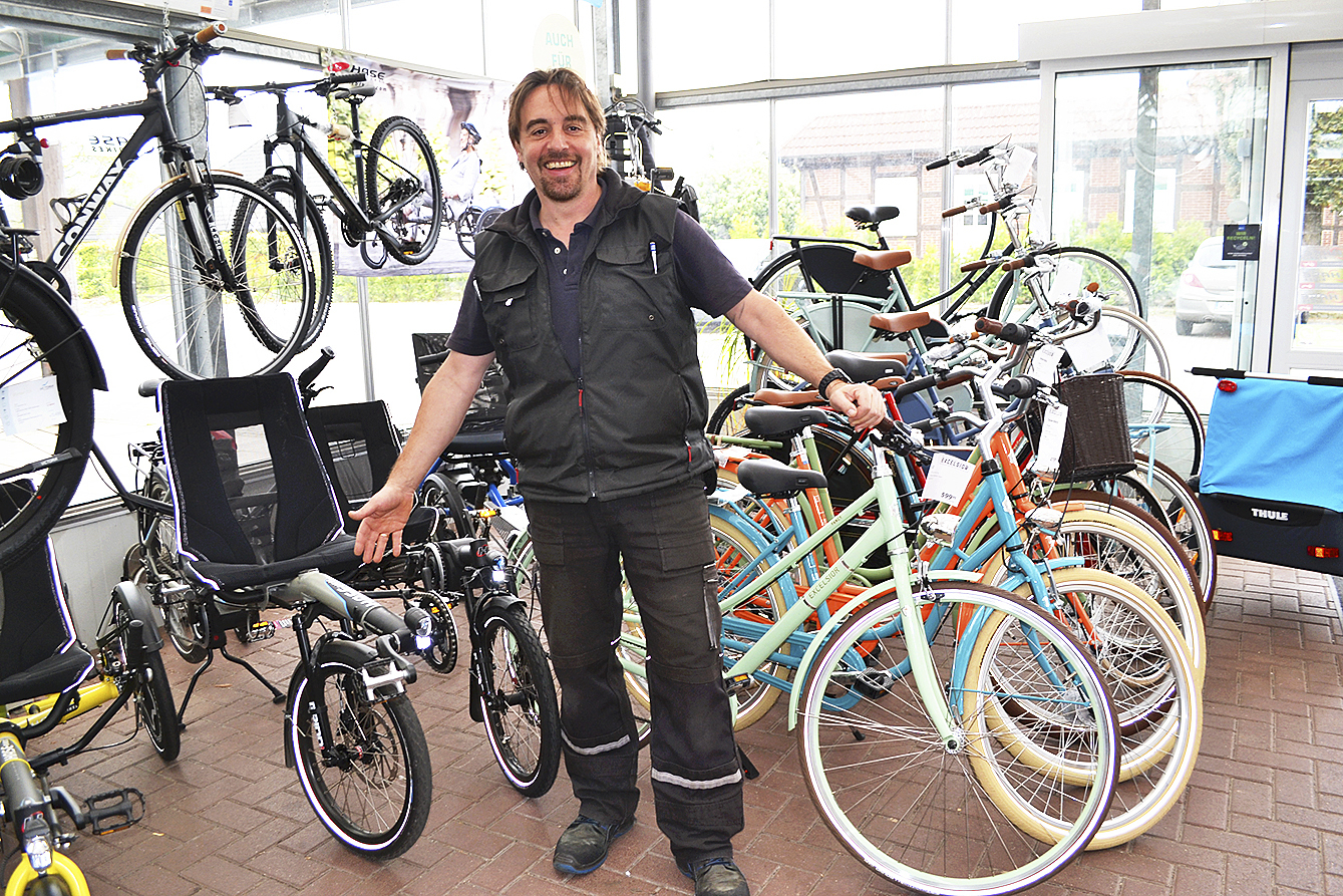 Drasko Car arbeitet fast von Beginn an bei "Vehiculo" und
übernahm das Fahrradcenter Anfang 2014