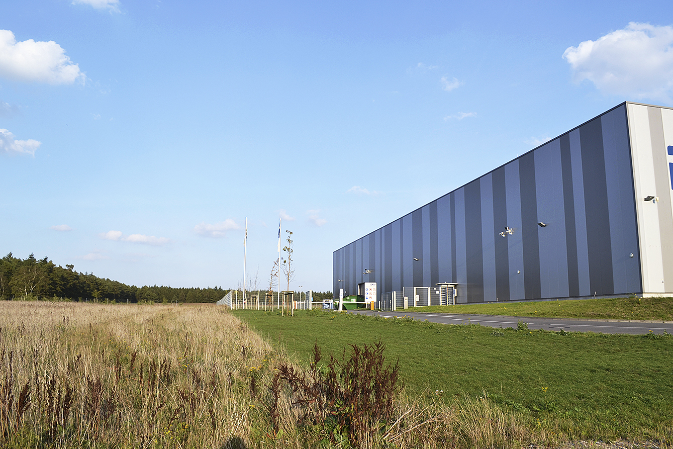 Hinter der Halle des Molkereiriesen Arla könnte das
Gewerbegebiet Heidenau erweitert werden