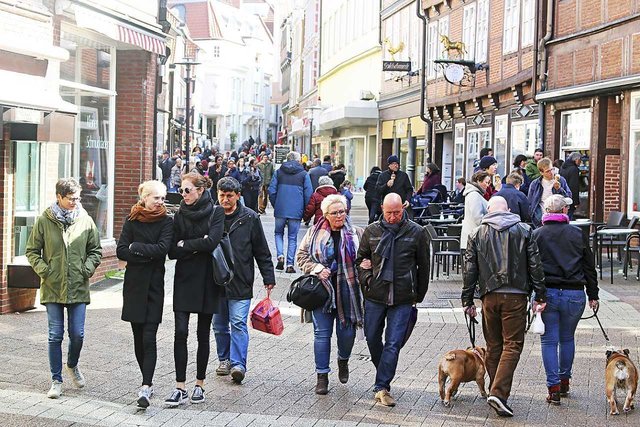 Zur gleichen Zeit war die Hökerstraße gut frequentiert