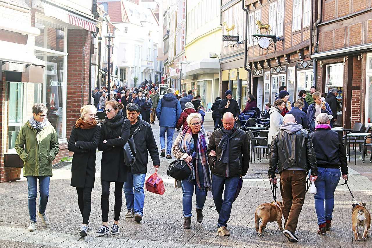 Zur gleichen Zeit war die Hökerstraße gut frequentiert