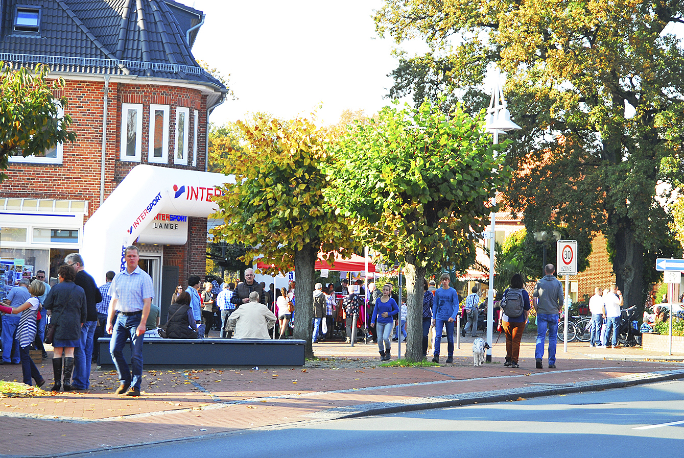 Die Innenstadt ist an den verkaufsoffenen
Sonntagen immer gut besucht