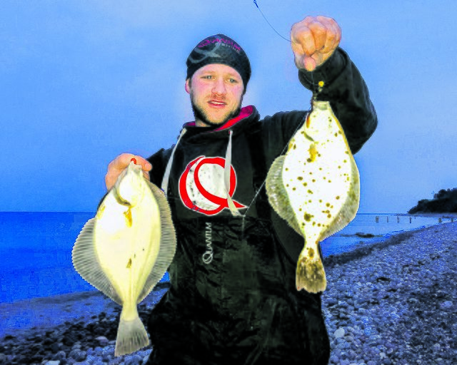 Doppelt hält besser: Meister-Angler Sebastian Lucklum Fotos: Lucklum
