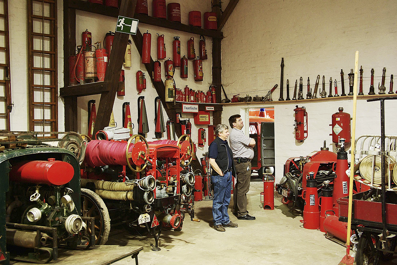 Im Museum in Marxen wird die regionale
Feuerwehrgeschichte präsentiert