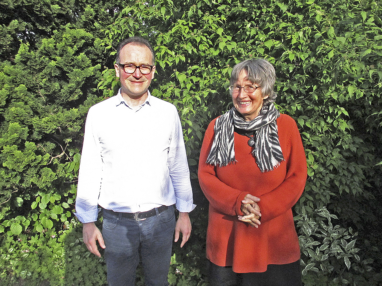 Unglücklich über die Ablehnung ihres Antrages:
Stefan Kurzmann und Helga Schenk Foto: Grüne