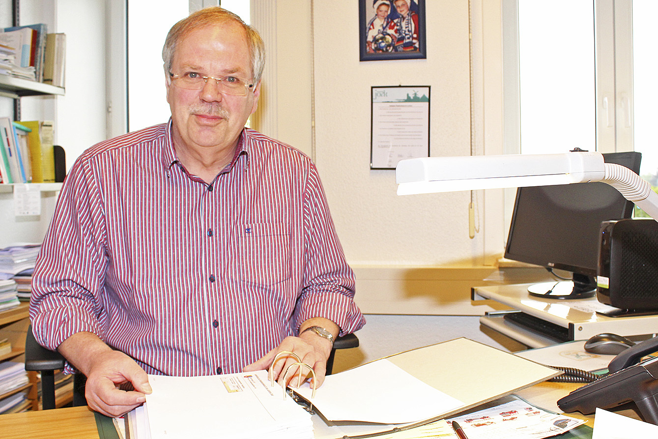 Nach 40 Jahren ist Schluss: Uwe Köpke verabschiedet sich in diesem Jahr aus der Jorker Verwaltung
