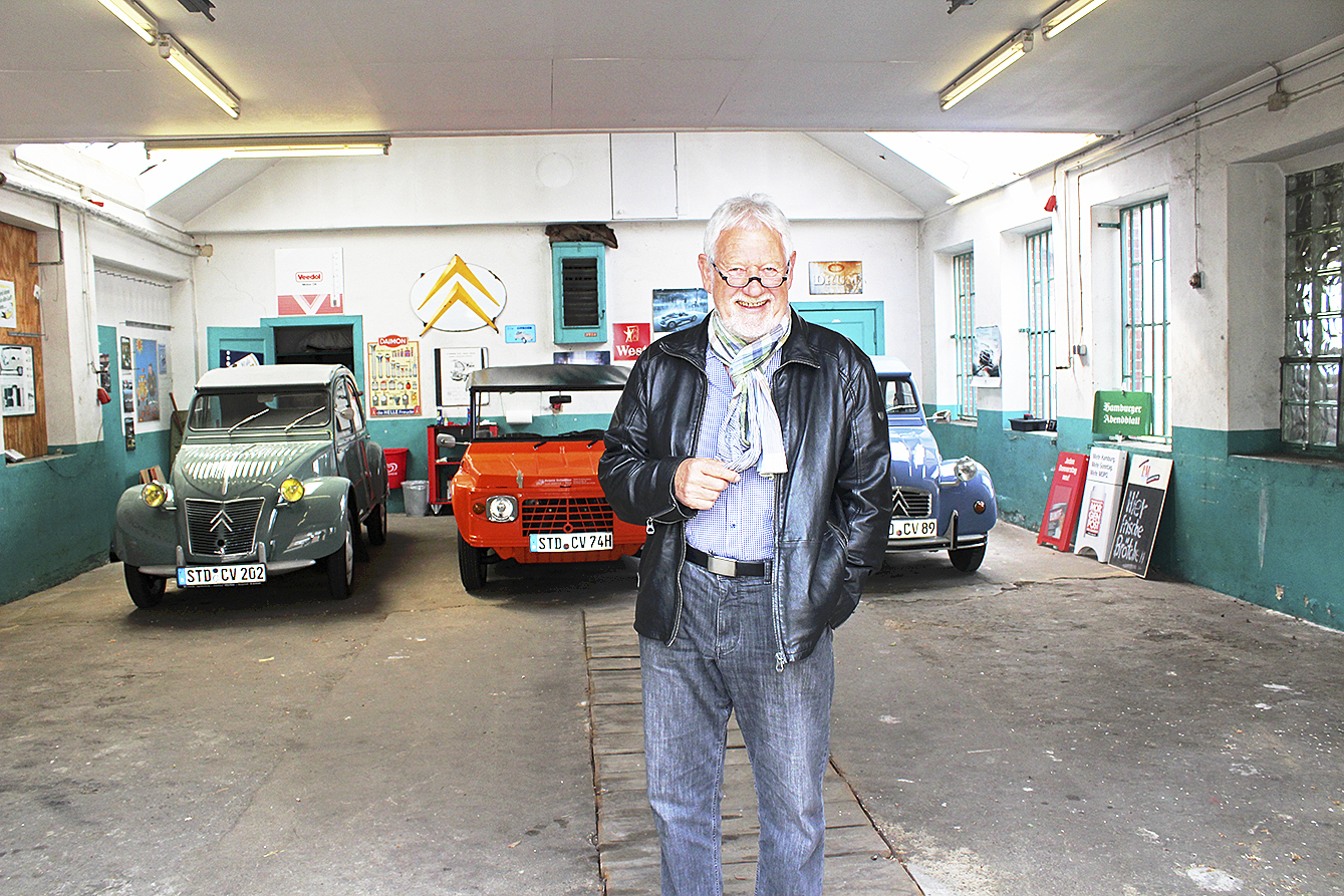 "Entenpfleger" Thomas Derlien hatte schon immer eine Vorliebe für unkonventionelle französische Autos
