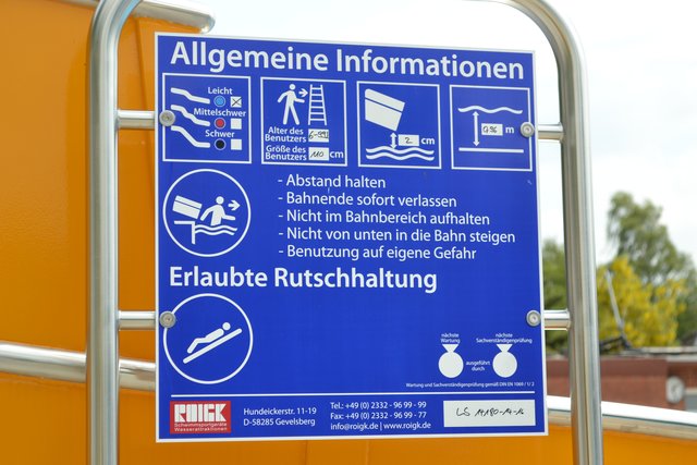 Die Regeln für die Breitrutsche