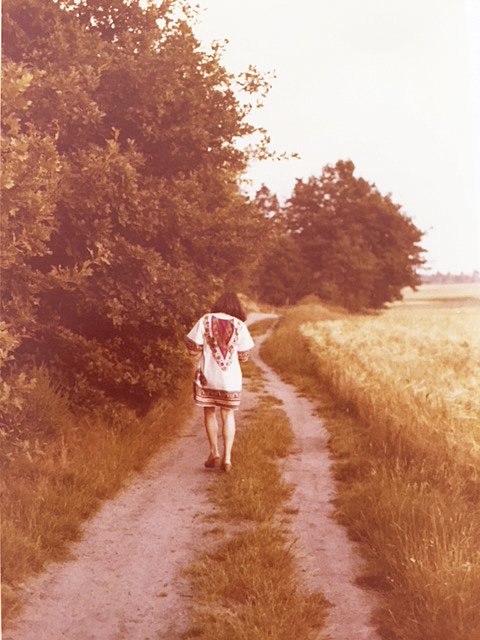 Vergleich: Der Weg an der Ernststraße im Jahr 1978 ... | Foto: Bölsche