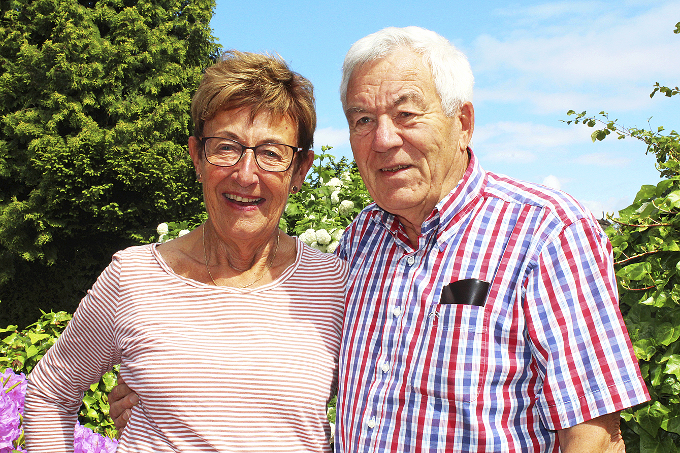 Christa und Rudolf Mitreuter heute und ...