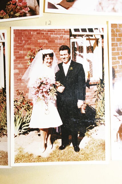 ... bei ihrer Hochzeit vor 60 Jahren