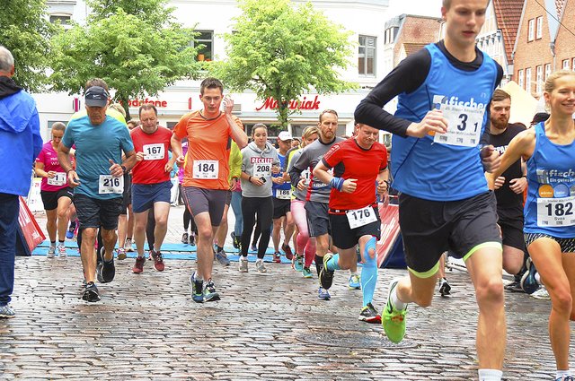 Die Teilnehmer haben verschiedene Laufstrecken zur Auswahl