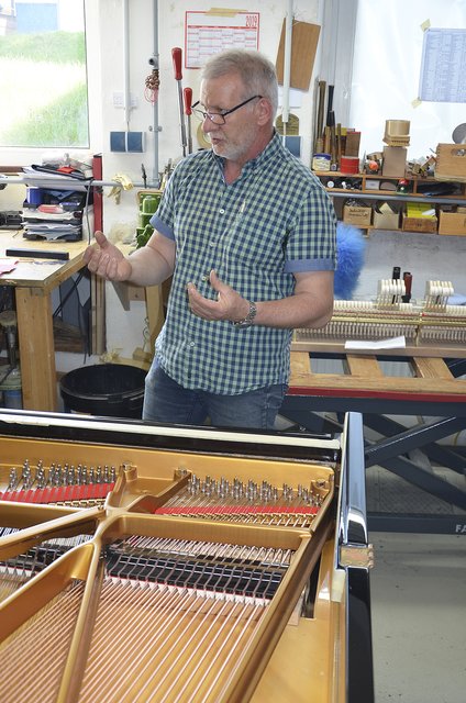 Seit 42 Jahren bei Steinway &amp; Sons: Maik Jenfeldt