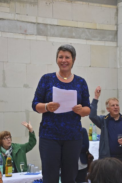 Börne-Geschäftsführerin Stefanie Mencke hielt die Ansprache | Foto: sc