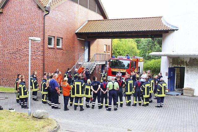 Rund 50 Feuerwehrleute nahmen an der Übung teil